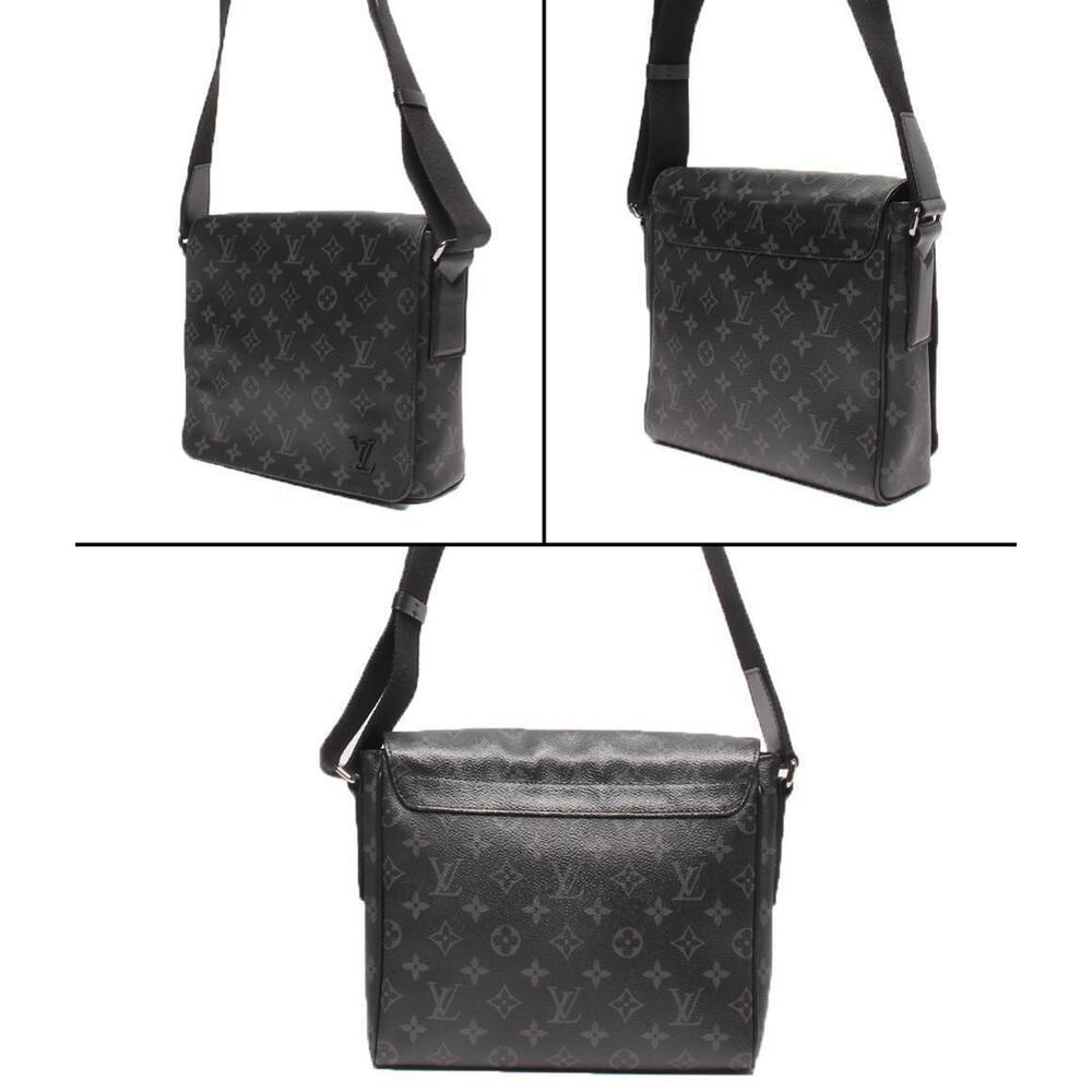 Louis Vuitton Black District Monogram Shoulder Eclipse Bag